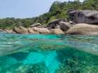 The clear water and rocks of Ko Miang island Art Print
